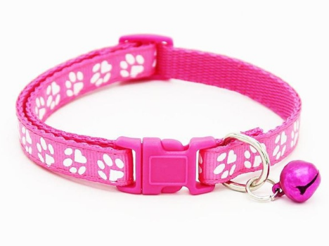 Safety Nylon Dog Puppy Cat Collar Lovely Lovely Adjustable Pet Collar Cats Collars With Bell Pet Dog