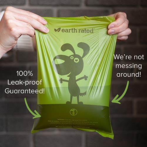 Earth Rated Dog Poop Bags, 270 Extra Thick and Strong Poop Bags for Dogs, Guaranteed Leak-proof!