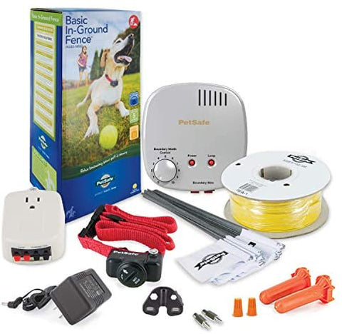 Amazon.com : PetSafe Basic In-Ground Dog and Cat Fence - from The Parent Company of Invisible Fence Brand - Underground Electric Pet Fence : PetSafe : Pet Supplies