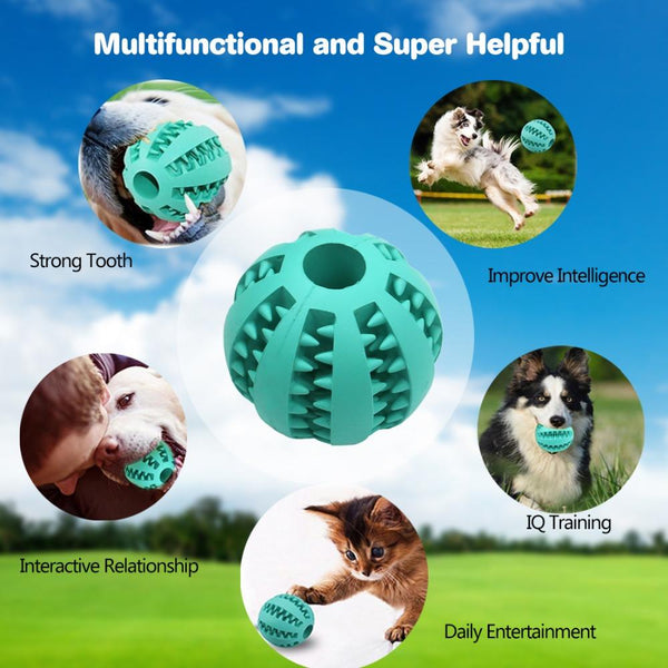 Mejor Pets Extra-tough Rubber Ball Dog Toy