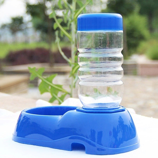 Mejor Pets Dog or Cat Automatic Pet Feeder Bowls Water Bottles Dispenser Food Dish Bowl for Dogs or Cat