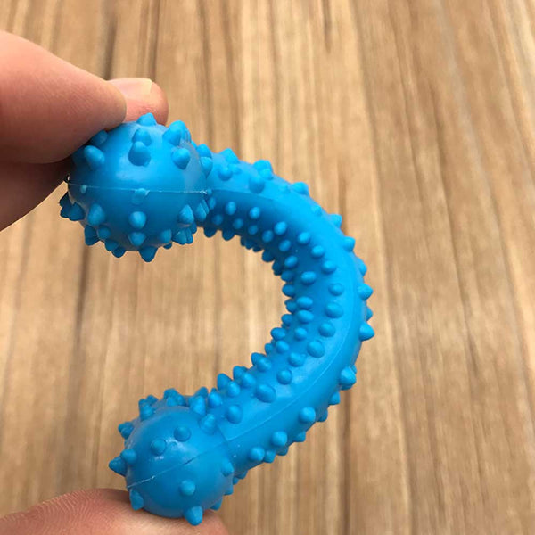 Pet Product Rubber Dog Toy with Thorn Bone Rubber Molar Teeth Pet Toy Dog Bite Resistant Molar Training Grinding Teeth Toys