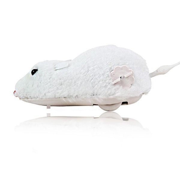 Mejor Pets Hot Creative Funny Clockwork Spring Power Plush Mouse Toy Cat Dog Playing Toy.