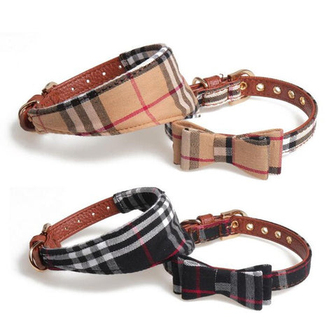 New Bow collar dog triangle scarf pet collar for all cats and small medium large Dogs