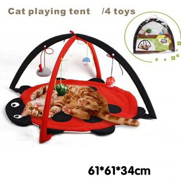 Pet Cat Bed Cat Play Tent Toys Mobile Activity Playing Bed