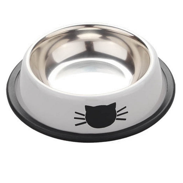 Mejor Pets Dog Cat Food Bowls Stainless Steel Anti-skid Dogs Cats Water Bowl