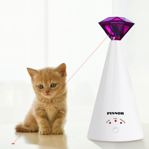 Mejor Pets1PC Diamond Laser Cat Toy Rotating Electric Interactive