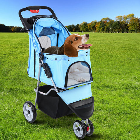 Mejor Pets Dog or Cat or Puppy 3 Wheels Pet Stroller