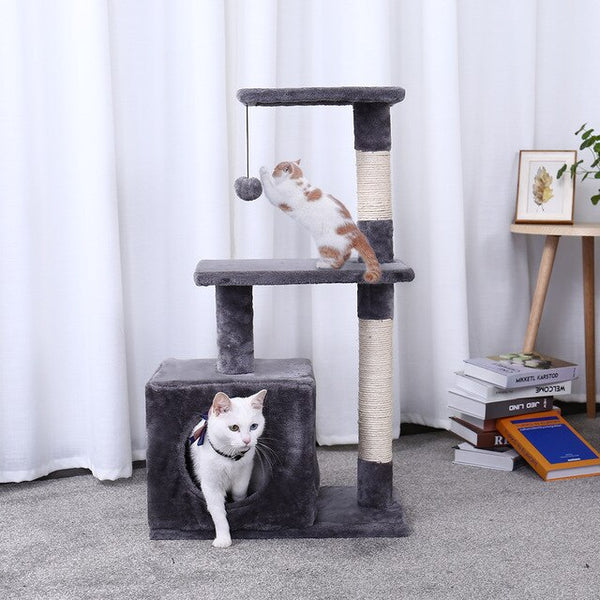 Mejor Pets Cat Tree House Tower 11 Kind Cat Climbing Condo Scratcher Posts