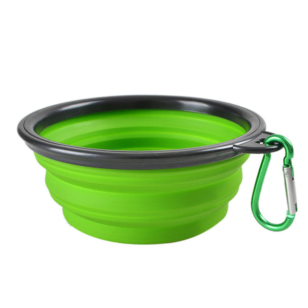 Mejor Pets Dog Cat Water Food Bowl Silicone Portable Travel Bowl Feeder