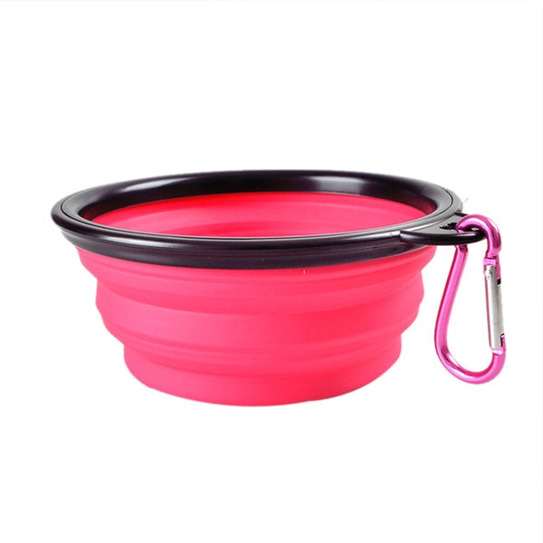 Mejor Pets Dog Cat Water Food Bowl Silicone Portable Travel Bowl Feeder