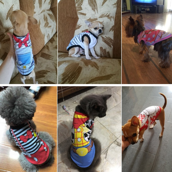 Mejor Pets Dog Clothes Summer Pet Shirts For Dogs Costume Cat Clothing