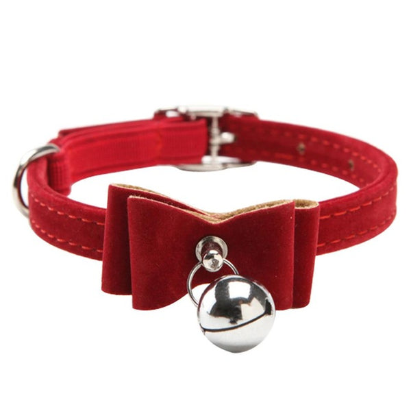 Mejor Pets Pet Cat Collar with Velvet Bow Tie