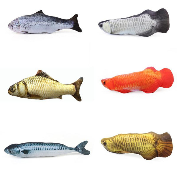 Mejor Pets Fish Shape Cat Favor Toy catnip Fish Stuffed Pet Cat Kitten Teaser fish