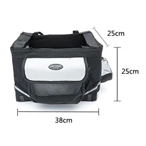 Mejor Pets Portable Pet dog bicycle carrier bag basket Puppy Dog Cat Travel bike carrier