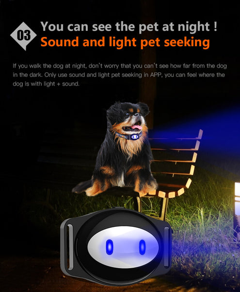 Mejor Pets Mini Waterproof Dog GPS Tracker for Cats Pets with Collar