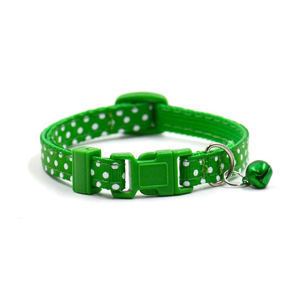 Sale 1Pc New Adjustable Dot Printed Little Dog Collars Cat Puppy Pets Supplies