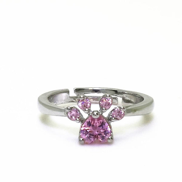 Mejor Pets Jewelery Bear Paw Cat Claw Opening Adjustable Ring