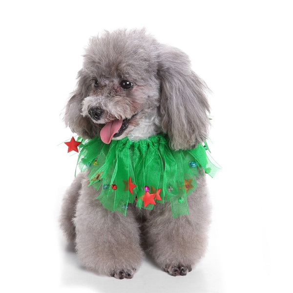 Mejor Pets Christmas Pet cat dog Wreath Jingle Bell And Stars Decorative Dog Collars