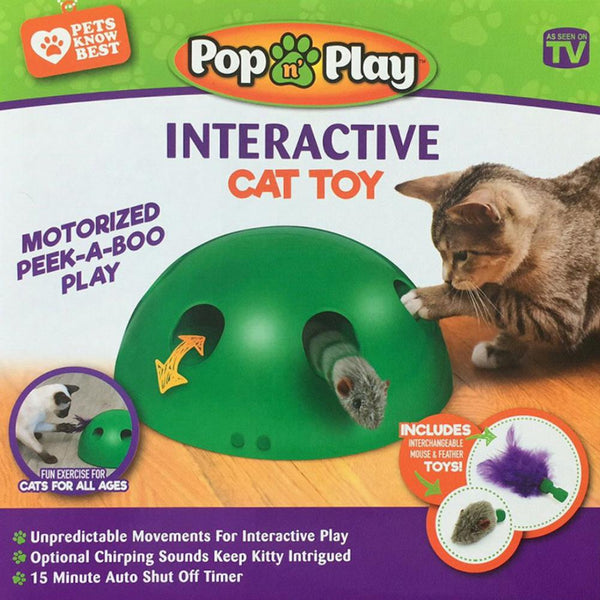 Mejor Pets New Cat Toy Pop Play Pet Toy Ball POP N PLAY