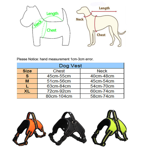Mejor Pets Dog Harness Breathable Safety Reflective Pets Dog Vest