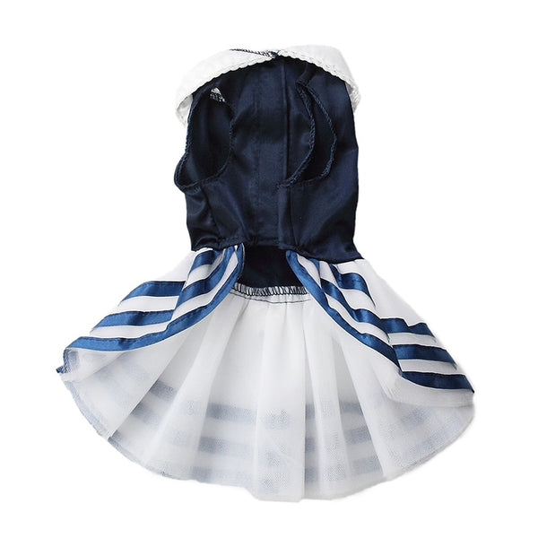 Tutu Lace Sailor Dog Dresses Stripes Skirt For Dogs Dress 6071012 Pet Princess Clothing Wholesale