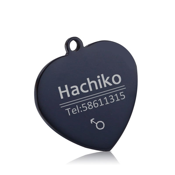 Print on Demand Pet Tag Engrave Dog Name, Phone Number, Address, Photo Titanium Steel