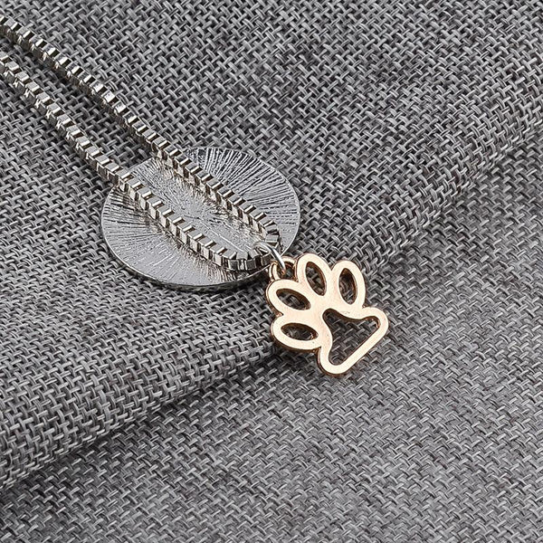 Mejor Pets LIVE LOVE RESCUE Paw Claw Pendant Necklace for Dog Lovers