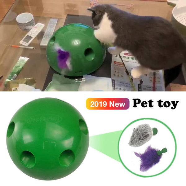 Mejor Pets New Cat Toy Pop Play Pet Toy Ball POP N PLAY