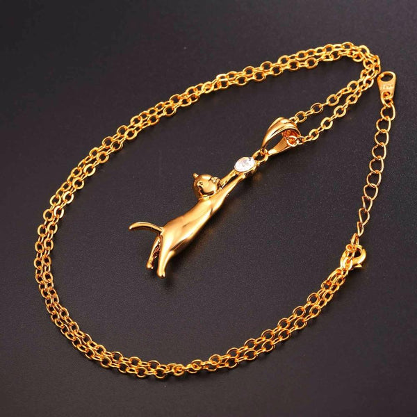 Mejor Pets Cute Cat Necklace Pendant