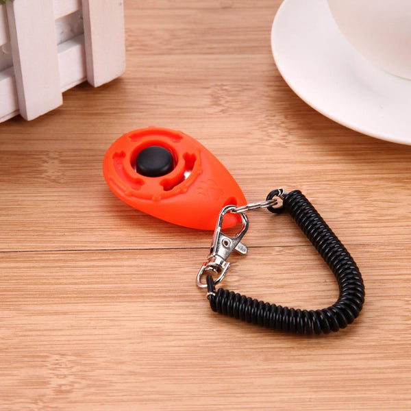 Mejor Pets1pc Pet Trainer Pet Dog Training Dog Clicker Adjustable Sound Key Chain