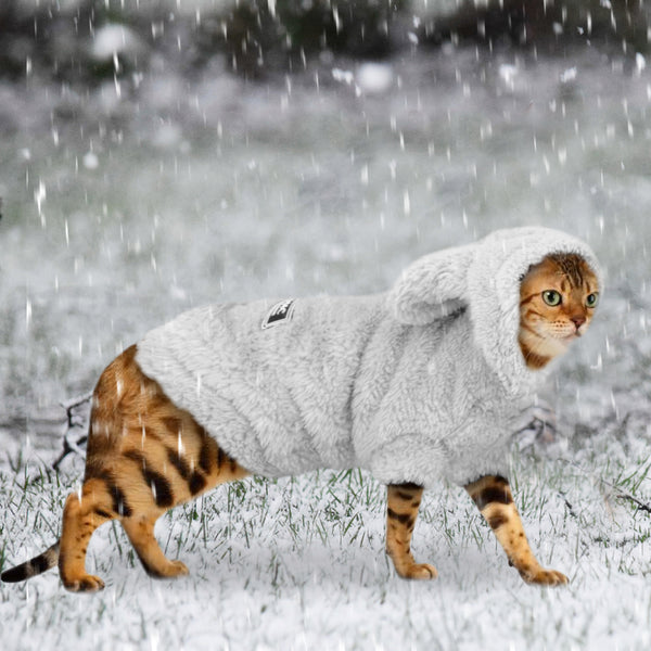 Mejor Pets Warm Cat Clothes Winter Pet Puppy Kitten Coat Jacket