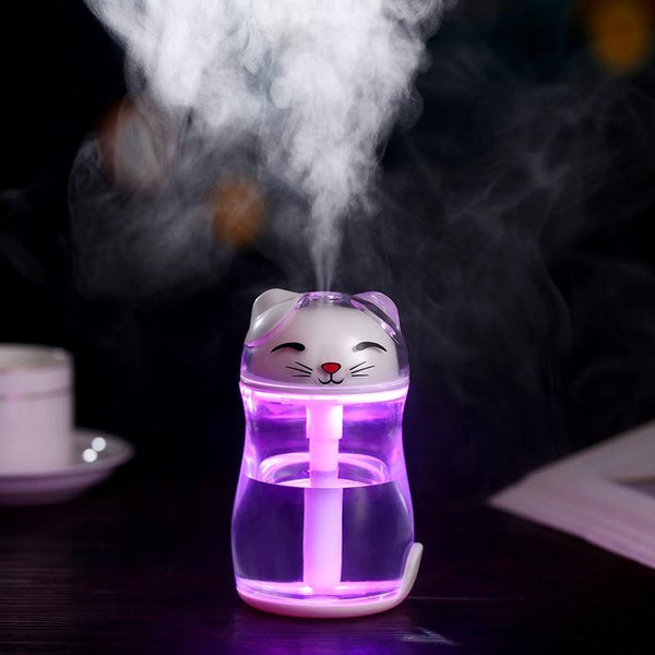 Mejor Pets LED Light Humidifier USB Air Diffuser Cat fogger