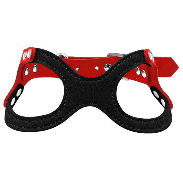 Soft Suede Leather Small Dog Harness for Puppies