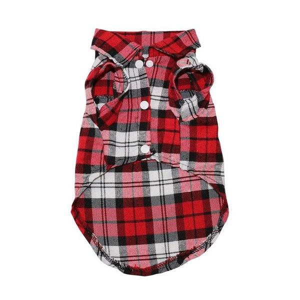 Mejor Pets Plaid Dog Clothes
