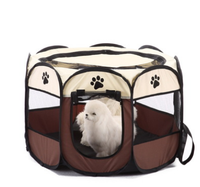Mejor Pets Dog or Cat 8-side Foldable Pet tent Dog House Cage Dog Cat Tent Playpen Puppy Kennel