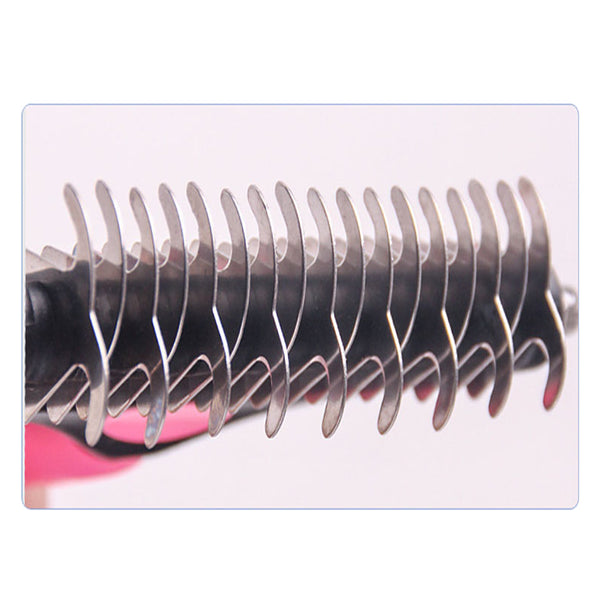 Mejor Pets Hair Removal Comb for Dogs Cat Detangler Brush Grooming Tool.