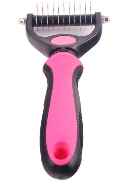 Mejor Pets Hair Removal Comb for Dogs Cat Detangler Brush Grooming Tool.