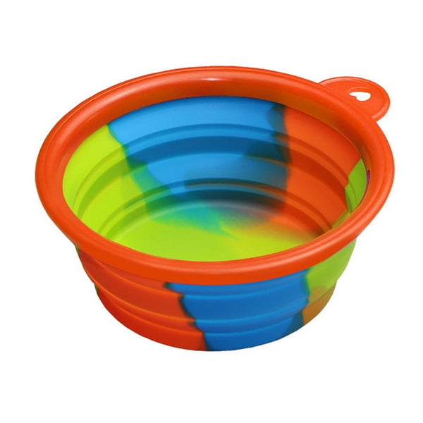 Mejor Pets, 1Pcs Portable Travel Bowl Dog Feeder Water Food Container