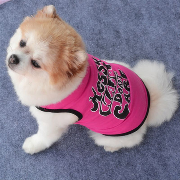 Unisex Pet Summer Clothes Puppy Dog Cat Vest T Shirt Coat Sweater Pet Apparel