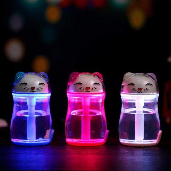 Mejor Pets LED Light Humidifier USB Air Diffuser Cat fogger