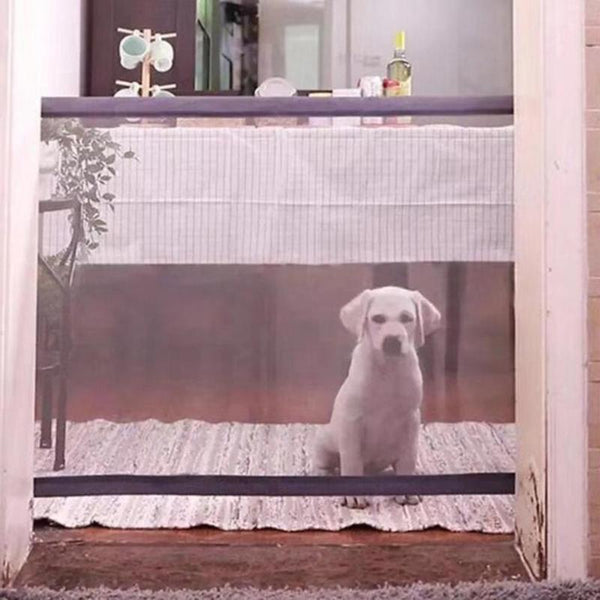 Pet Barrier Portable Folding Breathable Mesh Net Dog Separation Guard Gate