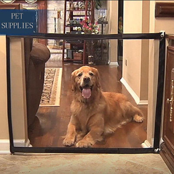Pet Barrier Portable Folding Breathable Mesh Net Dog Separation Guard Gate