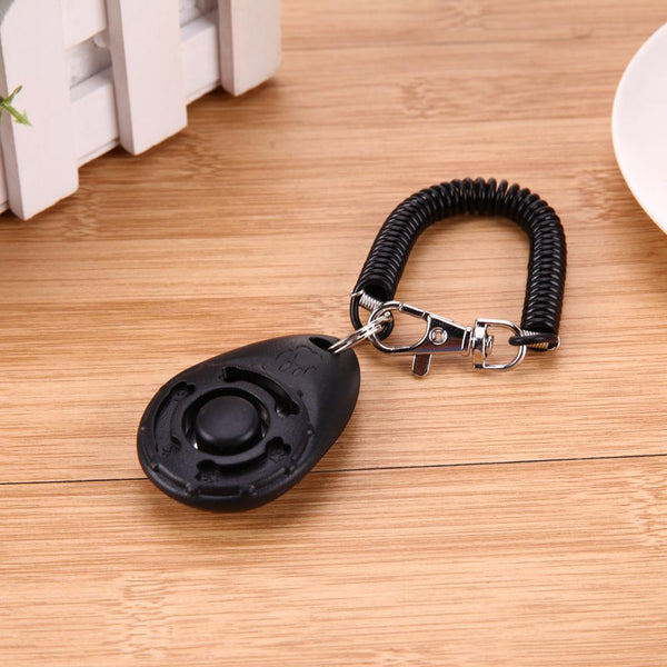 Mejor Pets1pc Pet Trainer Pet Dog Training Dog Clicker Adjustable Sound Key Chain