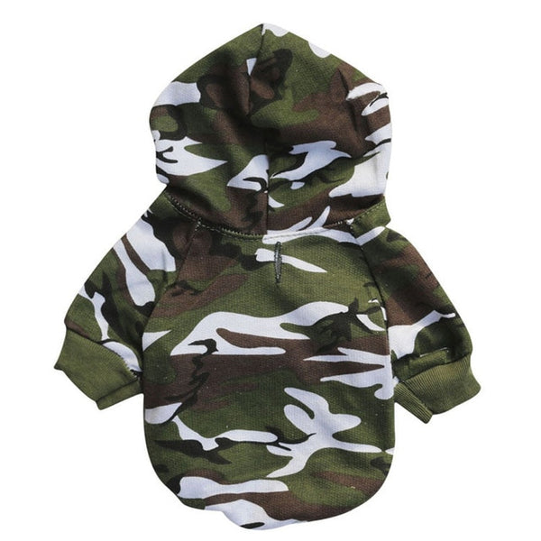Mejor Pets Dog Clothes Small Pet Camouflage Hoodie Winter Warm Sweatshirt T-shirt