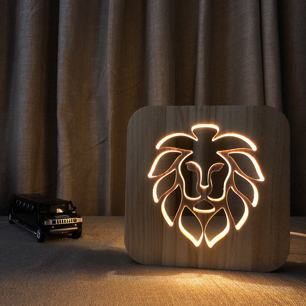 Mejor Pets Wooden Dog Paw Cat Animal Night Light