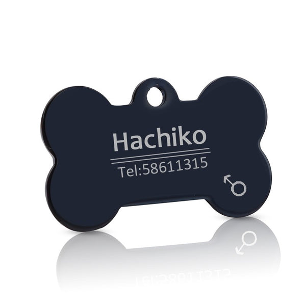 Print on Demand Pet Tag Engrave Dog Name, Phone Number, Address, Photo Titanium Steel
