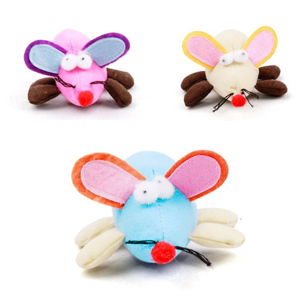 Mejor Pets Cat Toy Plush False Big Ears Mouse Vibrating Rat Trick Playing Toy
