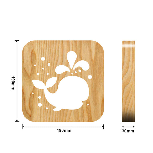 Mejor Pets Wooden Dog Paw Cat Animal Night Light