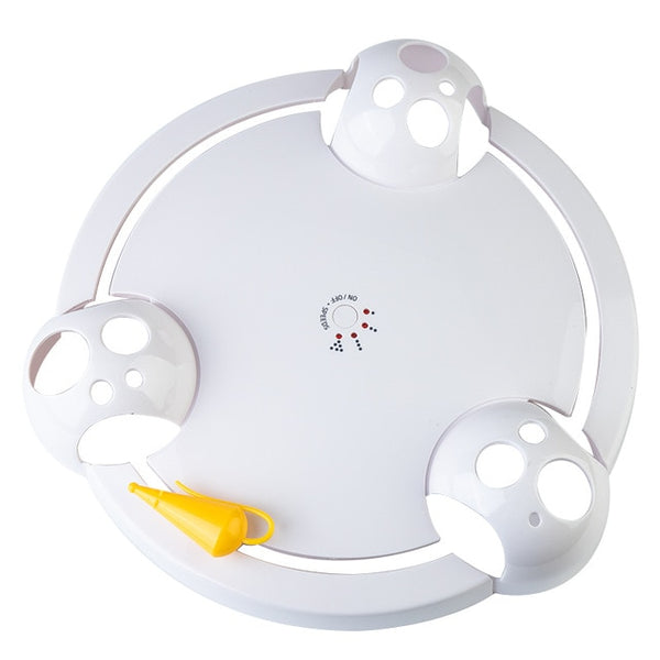 Mejor Pets Electric Cat Toy Smart Teasing Cat Stick Crazy Game Spinning Turntable